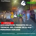 Accidente de Tránsito en la Troncal del Caribe Deja Dos Personas Heridas